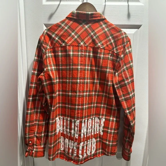 🧥 Billionaire Boys Club Plaid Flannel Shirt – XL - Picture 4 of 9
